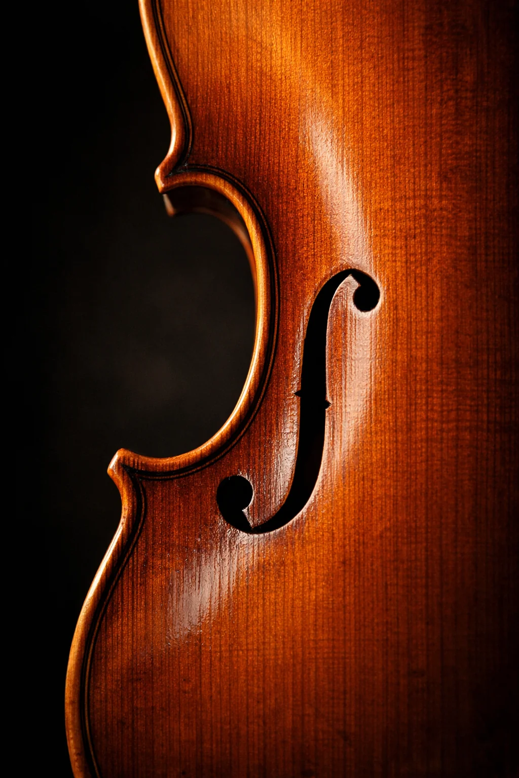 Curvas e verniz - violino artesanal Daniel Abbruzzese Campinas
